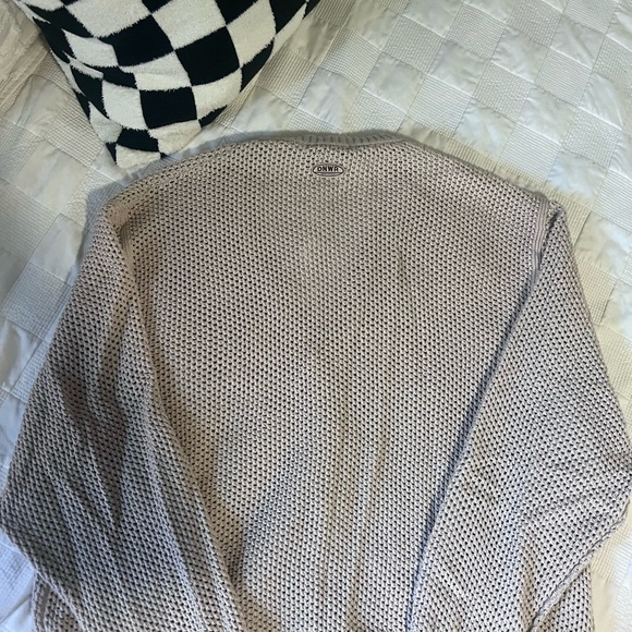 Zara Tan Textured Cardigan Sweater - Picture 4 of 4